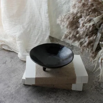 Artisan Wabi Sabi Ceramic Bowl for Home Decor