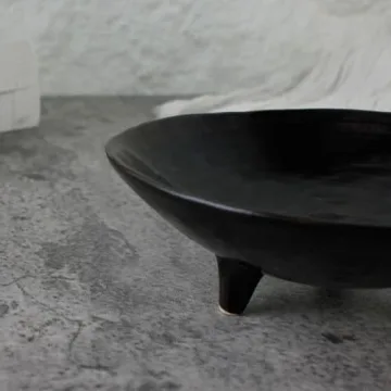 Artisan Wabi Sabi Ceramic Bowl for Home Decor