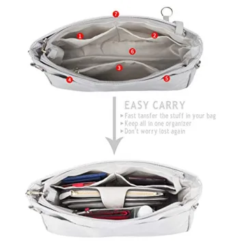 Vercord Expandable Handbag Organizer Insert for Travel