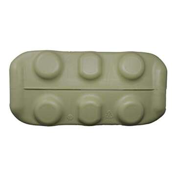 Tacticai Green Military Water Can, 5-Gallon Water Container, Water Storage Jug, Heavy-Duty Military Grade, BPA Free Plastic for Camping, Survival, Emergency, Sports or Outdoor Use