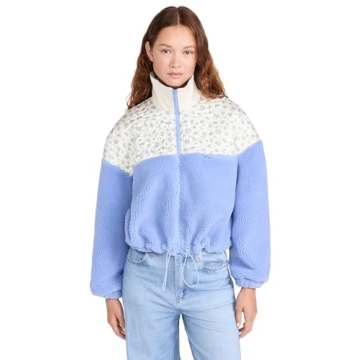 For Love & Lemons Women's Saide Floral Fleece Jacket