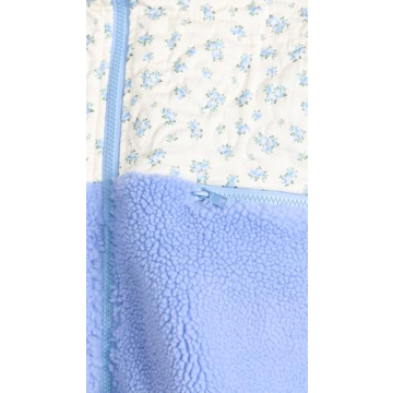 For Love & Lemons Women's Saide Floral Fleece Jacket