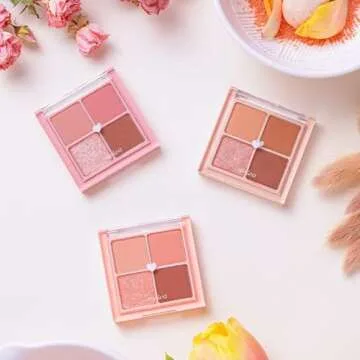 rom&nd Better than Eyes 4 Color Mini Palette for Daily Looks