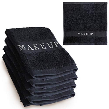 Luxury Black Towel Makeup Remover Cloth Soft Bleach Resistant