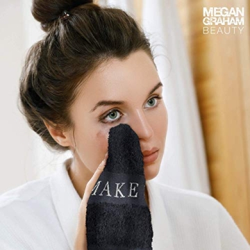 Luxury Black Towel Makeup Remover Cloth Soft Bleach Resistant