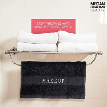 Luxury Black Towel Makeup Remover Cloth Soft Bleach Resistant
