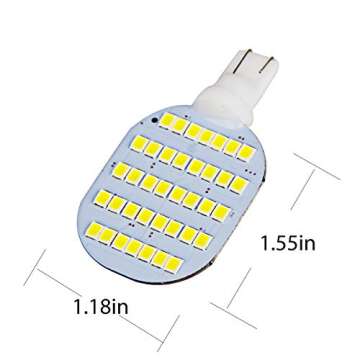 GRB Super Bright T10 921 922 912 LED Bulbs for 12V RV Ceiling Dome Light RV Interior Lighting Traile...