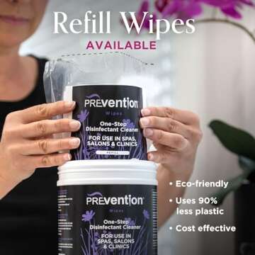 Prevention Disinfectant Wipes - 160 Count for Salons