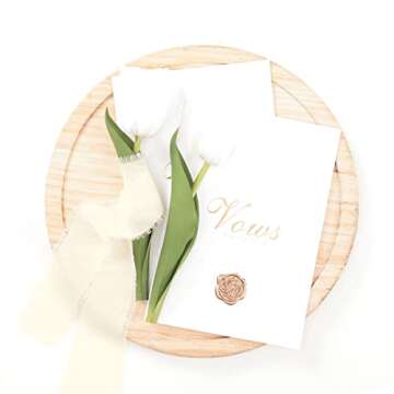 Elegant Socomi Cream Handmade Chiffon Silk Ribbon 28 Yards