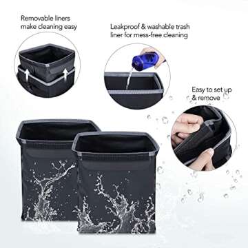 Farasla Waterproof Car Trunk Organizer with Cooler