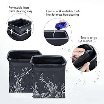 Farasla Waterproof Car Trunk Organizer with Cooler
