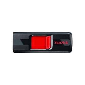 SanDisk 64GB 2-Pack Cruzer USB 2.0 Flash Drive (2x64GB) - SDCZ36-064G-G352, Black