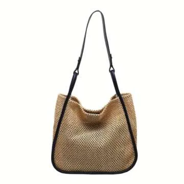Stylish Women's Woven Bag for Beach and Everyday Use