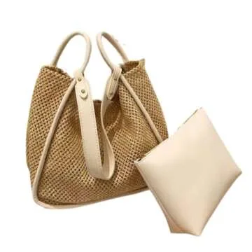 Stylish Women's Woven Bag for Beach and Everyday Use