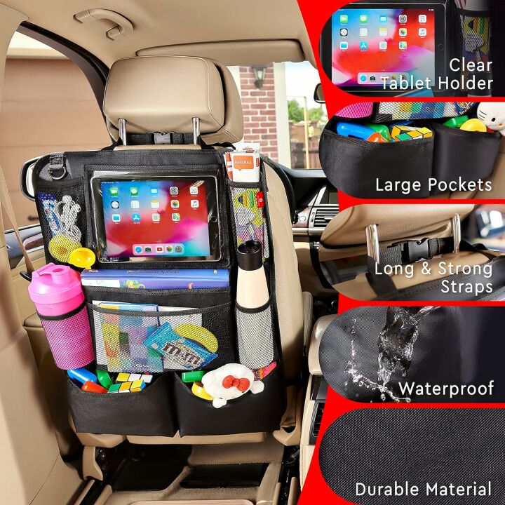 Helteko Car Organizer with Tablet Holder - 2 Pack