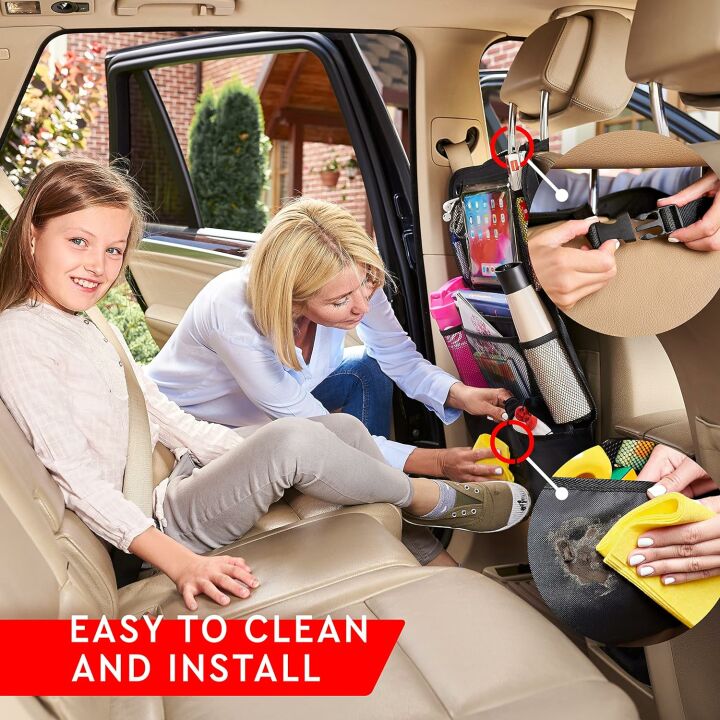 Helteko Car Organizer with Tablet Holder - 2 Pack