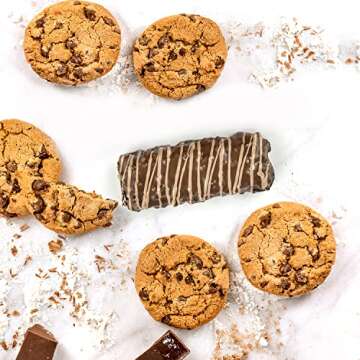 FITCRUNCH Snack Size Protein Bars - Chocolate Chip Cookie Dough Delight