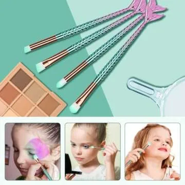 Makeup Brush Set 11Pcs Eye Makeup Brushes, Eyeshadow Concealer Eyeliner Brow Blending Brush Tool