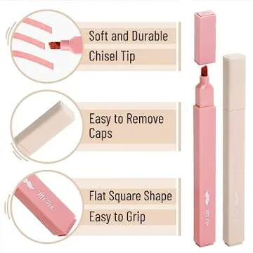 Mr. Pen- Aesthetic Highlighters, 8 pcs, Chisel Tip, Vintage Colors, No Bleed Bible Highlighter Pastel, Highlighters Assorted Colors, Pastel Highlighter Set, Cute Highlighters