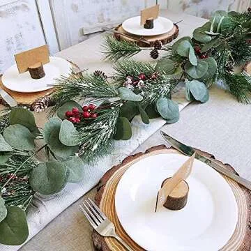 HECATY 12 Strands 90 ft Artificial Fake Grape Vines with 3 Strings Grapes, Hanging Plant Large Leaves Garland for Wedding Party Store Home Decor Indoor Outdoors