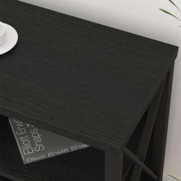 LVB TV Stand, Farmhouse Modern Entertainment Center with Storage for Bedroom, Mid Century Wood Rustic Industrial Minimalist TV Console Table for Living Room Home, Gray Oak……