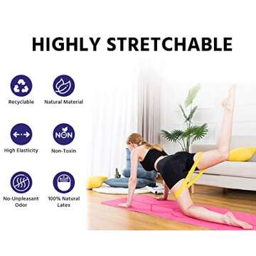 EILISON FIRMHOLD Handle Vibration Plate Exercise Machine for Lymphatic Drainage- Whole Body Workout Vibration Platform 350lbs for Beginners & Recovery, Body Shape Machine for Tonning (Resistance Band)