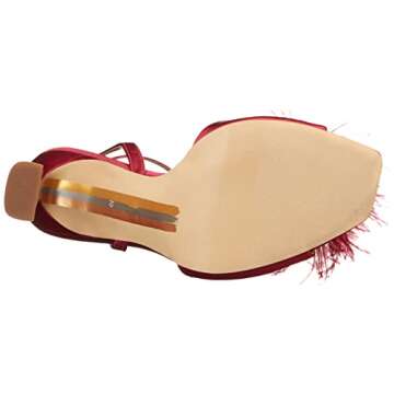 Chic Sam Edelman Leon Heeled Sandal for Women - Raspberry