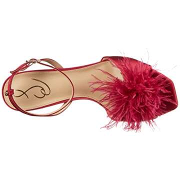 Chic Sam Edelman Leon Heeled Sandal for Women - Raspberry