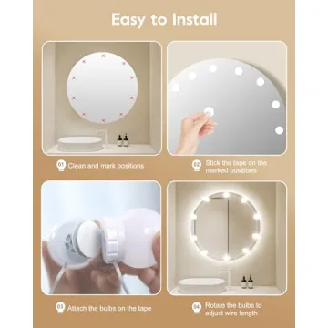 Dimmable Vanity Lights for Makeup Mirrors by Brightown