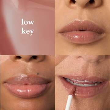 Julep So Plush Hydrating Lip Gloss - Low Key- High-Shine Hydrating Lightweight Lip Color - Non-Stick...