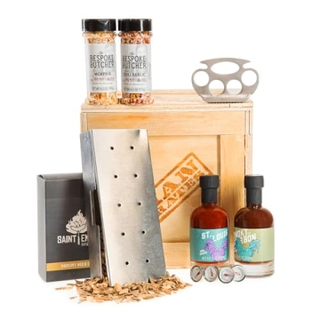 Grill Master Crate with Premium BBQ Accessories and Rubs
