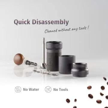 1Zpresso K-Ultra Manual Coffee Grinder with Carrying Case