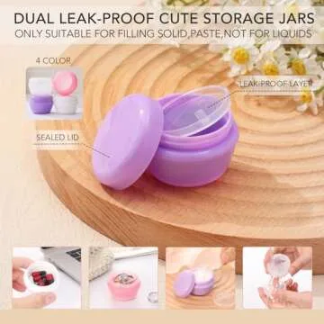 Muslish Travel Bottles - Leak-Proof Silicone Containers