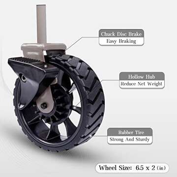 Whitsunday Collapsible Utility Wagon with Table and Pockets