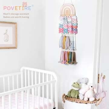 Stylish POVETIRE Headband Holder for Baby Accessories