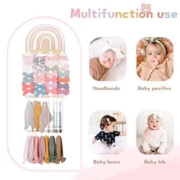 Stylish POVETIRE Headband Holder for Baby Accessories