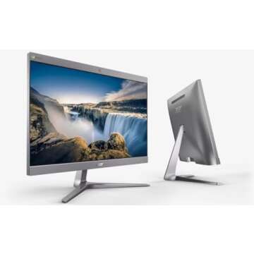 acer Chromebase D18Q2 CA24V2 All-in-One Desktop Computer PC, 23.8'' Full HD Touchscreen Display, 8th...