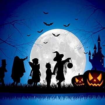 ULeRear 38 Pieces Halloween Decoration Set 20 by 80 Inch Lace Table Runner Spider Web, 18 by 96 Inch Fireplace Mantel Scarf, 36 Pieces 3D Bats Wall Sticker Decal for Parties,Halloween,Christmas,Black