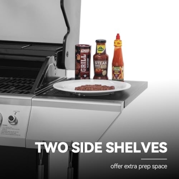 Royal Gourmet 4-Burner Propane Gas Grill for BBQ