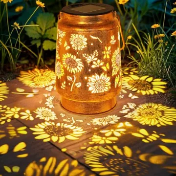 Sunflower Solar Lanterns for Outdoor Decor and Gifts