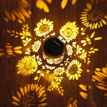 Sunflower Solar Lanterns for Outdoor Decor and Gifts