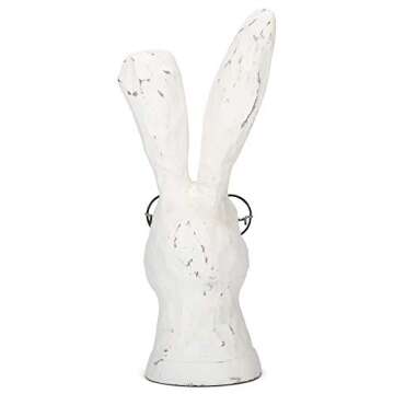 Raz Distressed Rabbit Floppy Ears Decorative Figurine