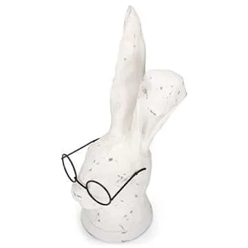 Raz Distressed Rabbit Floppy Ears Decorative Figurine