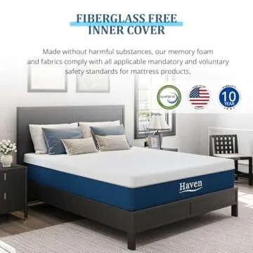 EGOHOME 12 Inch Queen Memory Foam Mattress in a Box