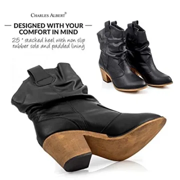 Chic Charles Albert Modern Cowboy Boots for Women