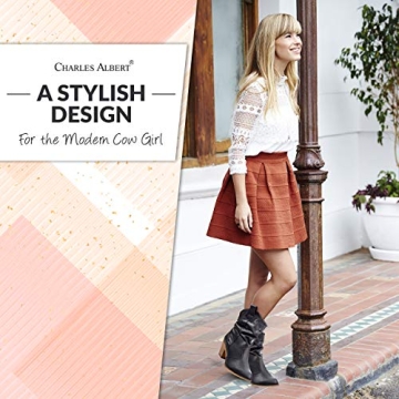 Chic Charles Albert Modern Cowboy Boots for Women