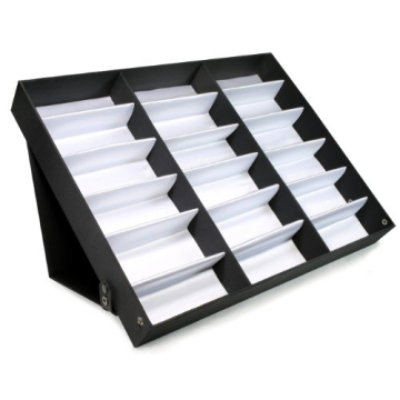 Edge I-Wear 18 pcs Sunglasses Organizer Eyewear Display Storage Case Tray