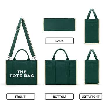 Stylish Canvas Tote Bag for Women - Versatile Design