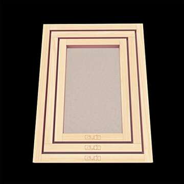 Caydo 6 Piece Screen Printing Frame Set for Art Projects