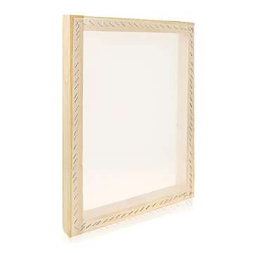 Caydo 6 Piece Screen Printing Frame Set for Art Projects